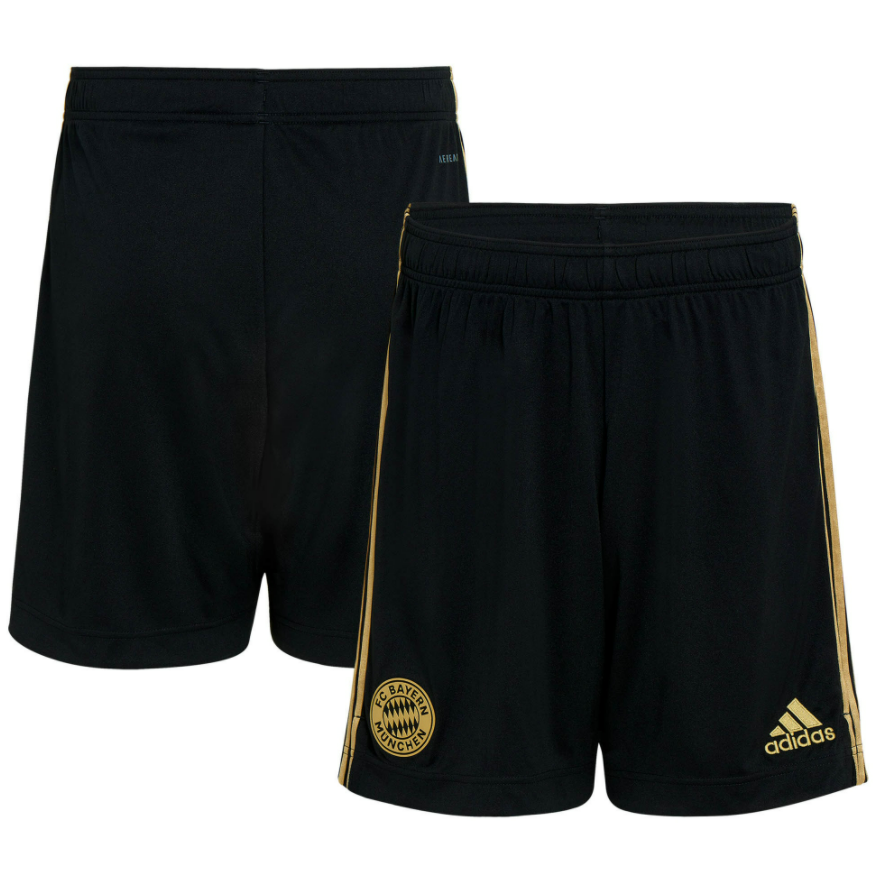 2021/22 Bayern Munich Away Black Soccer Shorts